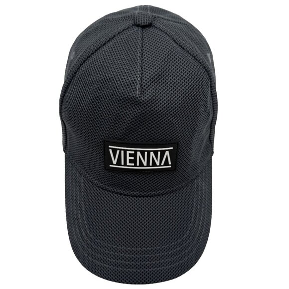 FOX "VIENNA" Rubber Patch Mesh Snapback Cap – Modern City Logo Hat - Picture 6 of 11